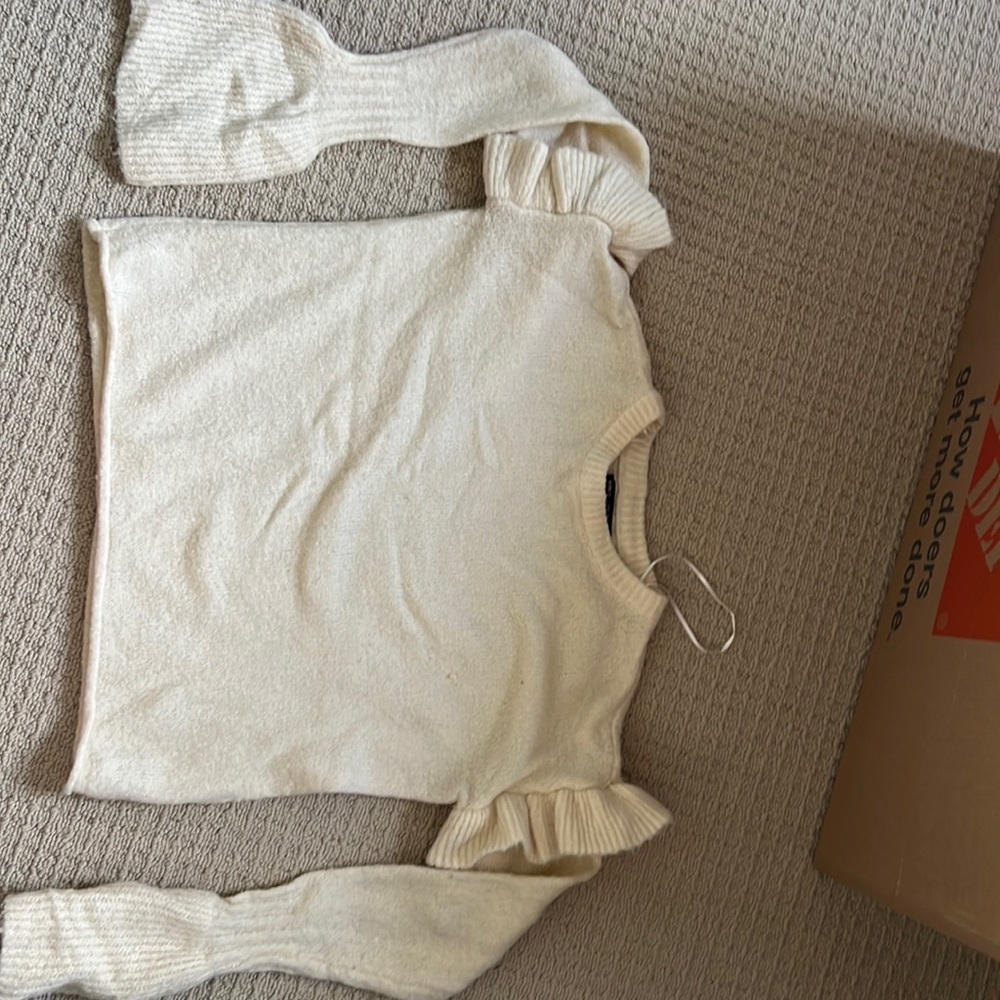 bell sleeve sweater
